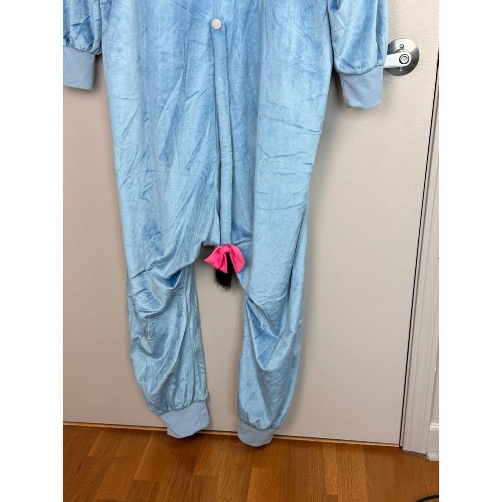 Disney Winnie the Pooh Eeyore Jumpsuit Costume Pajamas Blue L/XL - Picture 6 of 14